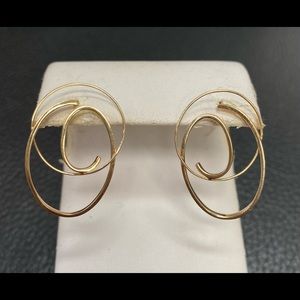 Lana 14k gold earrings